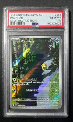 Pokemon TCG Scarlet & Violet 151 PSYDUCK 175/165 Mew PSA 10 Gem Mint - Image 1