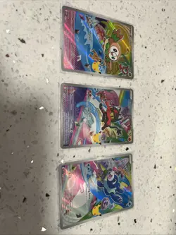 Rowlet, Litten, Popplio First Partner Illustration Set Pokemon - Image 1