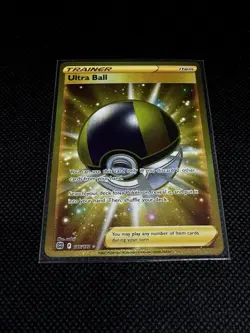 Pokemon Ultra Ball Secret Rare Holo Trainer 186/172 Swsh09 Brilliant Stars Engl… - Image 1