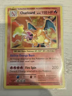 Pokemon CHARIZARD HOLO #11 XY EVOLUTIONS - Pack Fresh - Image 3