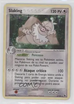 Slaking (Holo) Spanish Pokemon EX Ruby & Sapphire #12 2003 - Image 1
