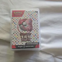 Pokemon Scarlet & Violet 151 Booster Box 6 Packs Mew English in plastic case - Image 1