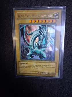 Yu-Gi-Oh Blue Eyes White Dragon 1996 1st Edition lob-001 ungraded - Image 3