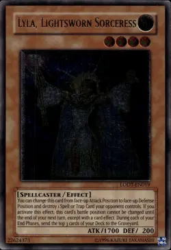 Lyla, Lightsworn Sorceress Unl Ed Eu Non Reprint Ultimate LODT-EN019 Yu-Gi-Oh! - Image 1