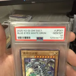 PSA10 Blue-Eyes White Dragon JP001 SSC1 Sunstar Campaign 2025 Yugioh US Seller - Image 2