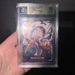 2023 One Piece Promo Monkey D. Luffy 1st Anniversary Tournament Winner PSA 10 - Image 1