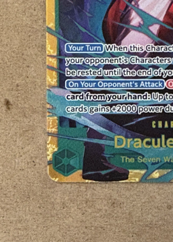 Dracule Mihawk Foil The Azure Sea's Seven Secret Rare OP14-119 One Piece TCG - Image 5