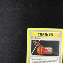 Pokemon TCG Original Base Set PlusPower Trainer Card 84/102 1st Edition - Image 3