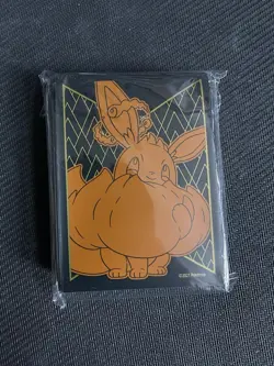 65 Ct Pokemon TCG Shining Fates ETB Eevee VMAX Card Sleeves - Image 1