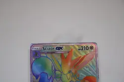 Pokemon Sun & Moon Celestial Storm Rainbow Secret Rare Card: Scizor GX (175/168) - Image 3