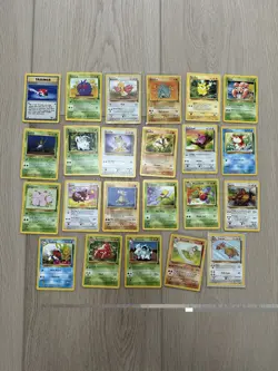 Jungle Set Pokemon Cards Bundle No Duplicates 1999 WOTC Vintage x23 - Image 1