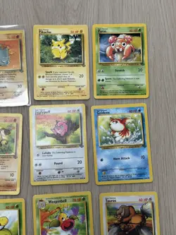 Jungle Set Pokemon Cards Bundle No Duplicates 1999 WOTC Vintage x23 - Image 4