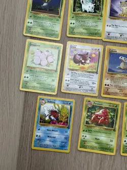 Jungle Set Pokemon Cards Bundle No Duplicates 1999 WOTC Vintage x23 - Image 5