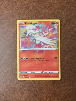 Pokemon Card Reshiram Amazing Rare 017/072 Shining Fates M/NM - Image 1