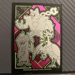 Pecharunt SVP 129 Black Star Promo Holo Shrouded Fable ETB Full Art Pokemon Card - Image 2