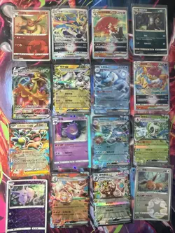 Pokemon 16 Card Lot nm V Max Mega Amazing Ex HOLO Rare Hits Only B78 - Image 1