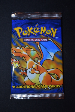 Pokemon Base Set Booster Pack Charizard Artwork Sealed 11 Cards English Vintage - Image 4