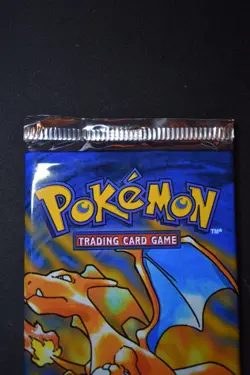 Pokemon Base Set Booster Pack Charizard Artwork Sealed 11 Cards English Vintage - Image 5