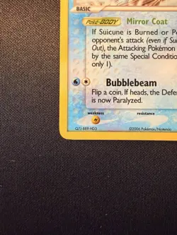 Suicune 4/17 POP Series 2 Holo Rare Pokemon Card English NM - Image 4