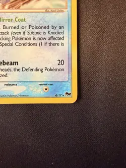 Suicune 4/17 POP Series 2 Holo Rare Pokemon Card English NM - Image 5
