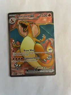 Charizard EX Holo Rare Pokemon TCG Card 183/165 Scarlet & Violet 151 NM - Image 1