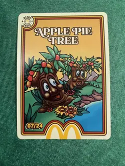 2026 McDonalds Apple Pie Tree 07/24 Trading Cards Unredeemed - Image 1