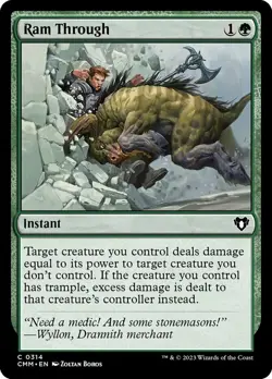 MTG Ram Through NM-Mint Commander Masters - Image 1
