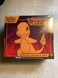 Pokemon: Scarlet & Violet 3: Obsidian Flames Elite Trainer Box - 9 Packs 820650853913 - Image 1