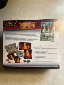 Pokemon: Scarlet & Violet 3: Obsidian Flames Elite Trainer Box - 9 Packs 820650853913 - Image 2