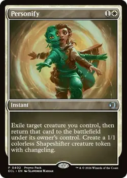 Personify - Foil - Dark Frame Promo Light Play, English Magic the Gathering MTG - Image 1