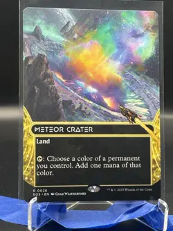 Meteor Crater (0026) (Borderless) R Edge of Eternities: Stellar Sights 26 NM - Image 1