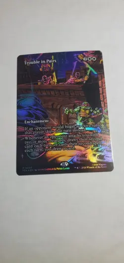 Trouble in Pairs (Borderless) Teenage Mutant Ninja Turtles Source Material Foil - Image 1