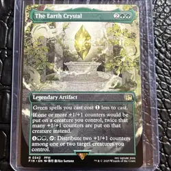 The Earth Crystal (Borderless) Final Fantasy Regular Rare NM - Image 1