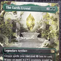 The Earth Crystal (Borderless) Final Fantasy Regular Rare NM - Image 2