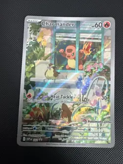 Pokemon Obsidian Flames Charmander SVP 044 Promo Pokemon Center Exclusive - Image 1