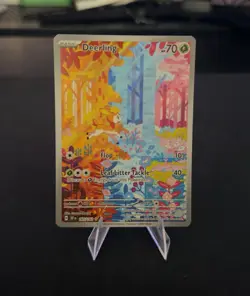 Pokemon TCG Deerling Card IR Temporal Forces 165/162 Near Mint Condition - Image 1