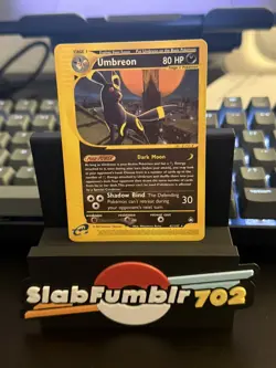Umbreon Aquapolis Non-Holo 41/147 (Rare) 2002 Pokemon Card- MP Moderately Played - Image 1