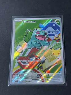 Pokemon TCG Bulbasaur 037 Promo Illustration First Partner 30th Anniversary NM - Image 3