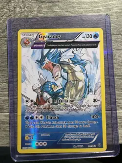 Pokemon Gyarados XY Ancient Origins 21/98 Θ Double Reverse Holo Rare 130 HP - Image 1
