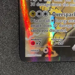 Pokemon TCG Pikachu EX XY124 Black Star Promo Card 2016 Red & Blue Collection NM - Image 5