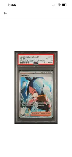 Dendra Trainer 2023 Pokemon Paldea Evolved 266/193 Sir PSA 10 Gem Mint - Image 1