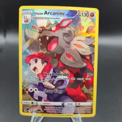 Hisuian Arcanine TG08/TG30 Pokemon Card - Lost Origin Trainer Gallery - LP - Image 1
