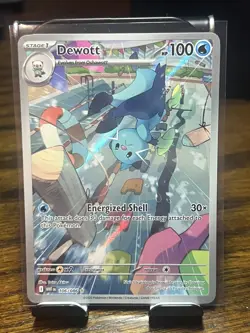 Pokemon Card Dewott 106/086 White Flare Illustration Rare Near Mint - Image 1