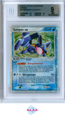 SUMPEX EX POKEMON 98/100 2006 EX CRYSTAL GUARDIANS HOLOFOIL DEUTSCH POP 9 BGS 9 - Image 1