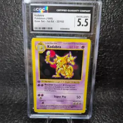 1st Edition Pokemon Kadabra #32/102 Base Set (Shadowless) Regular - Image 1