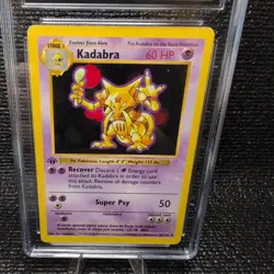 1st Edition Pokemon Kadabra #32/102 Base Set (Shadowless) Regular - Image 4