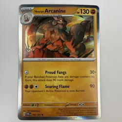 Hisuian Arcanine 100/167 Holo RARE Pokemon TCG Twilight Masquerade NM/Mint - Image 1