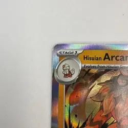 Hisuian Arcanine 100/167 Holo RARE Pokemon TCG Twilight Masquerade NM/Mint - Image 2
