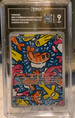 142064855 Tatsugiri 2024 Pokemon Twilight Masquerade #186 TAG 9 - Image 1