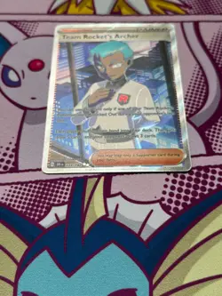 Pokemon TCG - Team Rocket's Archer 223/182 - Destined Rivals - Full Art - NM - Image 2